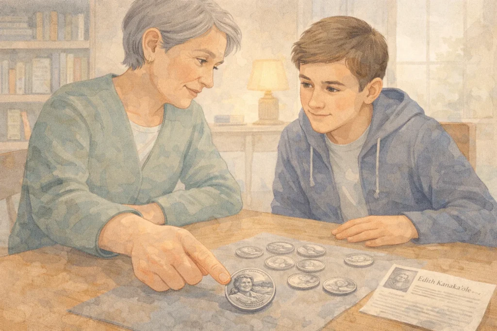 At first glance, the 2023 Edith Kanaka’ole Quarter looks like a typical modern circulation coin. Millions were produced, and most examples still trade at face value. Yet beneath that surface lies a narrow category of coins that behave very differently. Mint-made errors—especially die clashes and cuds—have already pushed some Edith Kanaka’ole quarters into the $100–$500+ range.
This makes the coin especially interesting for error hunters. Unlike subtle varieties that require deep specialization, many Kanaka’ole errors are visually bold and repeatable. They can be found in rolls, pocket change, and mixed modern lots, which keeps the hunt accessible.
The Edith Kanaka’ole quarter belongs to the American Women Quarters Program, authorized by Public Law 116-330 and produced by the United States Mint. High-speed production combined with a detailed reverse design created ideal conditions for die stress and mechanical failure early in the run.
Collectors quickly noticed something unusual. The same raised marks and transferred letters appeared again and again, in the same locations, across multiple coins. That consistency is what separates genuine errors from random damage.
Alt: A parent and a teenager learn about the Edith Kanaka’ole quarter.
Why This Coin Produces Detectable Errors
The reverse design, created by Emily Damstra and sculpted by Renata Gordon, is mechanically complex. Kanaka’ole’s hair flows into a stylized Hawaiian landscape filled with fine lines and varying relief. These elements concentrate stress on working dies during long production runs.
When dies collide without a planchet between them, or when metal fatigue sets in, the result is not subtle:
lettering transfers from one side to the other
raised metal fills letters or bulges along the rim
cracks widen into retained cuds
These features appear raised, not cut into the surface. That single detail, easily pointed out via the coin evaluator, matters more than any label attached by a seller.
The Baseline: What Is Not an Error
Before hunting for value, it helps to clear away common misreads. Most Edith Kanaka’ole quarters show marks that do not add value.
Ignore the following:
scratches from circulation
nicks along the rim
stains or discoloration
flat “doubling” caused by strike bounce
These issues reduce value rather than increase it, and a quick check through the free coin value checker reveals it in seconds. A true mint error must be created by the die, not by post-mint handling.
Early Market Signals
Within months of release, collectors began sharing images of the same defects appearing on both Philadelphia and Denver strikes. Online sales showed consistent pricing rather than one-off speculation. That pattern matters.
Early results established three facts:
the errors are real and repeatable
supply is limited despite high mintages
collectors are willing to pay for clarity
This is especially true for dramatic die clashes involving the word EDITH, which transfers from the reverse onto George Washington’s obverse portrait.
Because these errors are easy to spot once you know where to look, competition has increased—but roll hunting still produces finds.
Tools That Speed Up Screening
When checking large volumes of coins, speed matters. Many collectors use Coin ID Scanner for quick screening. A photo instantly confirms year, mint, composition, weight, and diameter, which helps rule out mismatches before focusing on error diagnostics.
That efficiency becomes important when working through dozens of rolls or bulk lots.
Major Error Types That Carry Real Value
Once you move past normal circulation marks, the Edith Kanaka’ole quarter reveals a small group of repeatable, high-confidence mint errors. These are the pieces that justify three-digit prices and consistent buyer interest.
The “EDITH” Die Clash — The Standout Error
The most sought-after error on this coin is a strong die clash, primarily documented on 2023-P strikes and, less frequently, on Denver coins.
In these cases, the reverse die carrying the name EDITH KANAKA’OLE collided with the obverse die without a planchet in between. As a result, elements of the reverse transferred onto George Washington’s portrait.
Key diagnostics include:
the word EDITH appearing upside down behind Washington’s ear
faint outlines of Washington’s profile visible in Kanaka’ole’s hair area
raised, shallow impressions rather than scratched lines
Strong examples routinely sell for $100–$500 raw, depending on clarity and overall condition. Coins with weak ghosting still attract interest, but values typically fall into the $50–$150 range.
Placement matters. The closer the transferred letters sit to Washington’s portrait, the higher the demand.
Die Chips Filling Letters
Another category involves die chips, where small pieces of the die break away and allow metal to fill recessed areas of the design. On Edith Kanaka’ole quarters, this often affects lettering in the surname.
Common locations:
filled or swollen K
distorted A or O characters
rounded metal blobs inside letter cavities
These chips appear as smooth, raised shapes that follow the contours of the lettering. Raw values usually range from $50 to $200, with higher prices for multiple filled letters or clean uncirculated surfaces.
Retained Cuds Along the Rim
Retained cuds form when a die crack widens but does not fully break off. On this issue, they often appear along the rim near:
lei motifs
the landscape elements flowing from Kanaka’ole’s hair
Collectors look for:
raised rim bulges
weakening of nearby design details
smooth, shelf-like edges
Well-defined retained cuds trade between $100 and $300, depending on size and eye appeal.
Error Types at a Glance
Error Type
Visual Marker
Typical Raw Value
Die clash
“EDITH” on Washington
$100–$500
Minor die clash
Faint ghosting
$50–$150
Die chip
Filled K / A letters
$50–$200
Retained cud
Rim bulge
$100–$300
Why These Errors Hold Value
All of these errors share three traits:
they are mint-made
they appear in consistent locations
they are easy to verify visually
That combination reduces speculation and builds confidence. Certification through Professional Coin Grading Service or Numismatic Guaranty Company can strengthen resale potential, but many of these errors already trade actively in raw condition.
During roll searches or bulk sorting, collectors often rely on Coin ID Scanner to confirm date, mint, and specifications before spending time on error inspection. This helps eliminate altered or misidentified coins early in the process.
Secondary Errors, Verification, and a Practical Detection Checklist
Beyond the headline die clashes and cuds, a second tier of flaws can add value to an Edith Kanaka’ole quarter. These pieces rarely reach four figures, but they reward careful inspection and disciplined buying.
Alt: A collector inspects an Edith Kanaka’ole quarter on the flea market.
Secondary Errors Worth Checking
These errors appear less dramatically, yet still command premiums when clean and well-documented.
Grease-filled lettering
Heavy grease can soften or fill parts of the motto, creating effects sometimes labeled “In Cod We Trust.” Strong, consistent fills have sold in the $150–$300 range. Weak fills attract less interest.
Off-center strikes
Misalignment of 10–50% brings $50–$300, provided the date remains visible. Larger shifts without dates lose appeal fast.
Minor die breaks on the face or hair
Raised gouge-like lines caused by cracking dies typically trade $75–$250. Placement and clarity decide value.
Feeder or roller marks
These are common and often misrepresented. Only repeated, die-related marks matter. Random scratches do not.
How to Verify Before You Buy
Most losses come from confusing damage with mint-made defects. A short checklist helps avoid that trap:
Magnification: Use 10×. Raised metal indicates a die event. Cut metal indicates damage.
Lighting: Tilt the coin. Ghosted elements show shallow relief and soft edges.
Consistency: Compare placement to known examples. Random positions are a red flag.
Specs: Standard weight is 5.67 g with a reeded edge. Deviations suggest alteration.
Comps: Check recent sold prices, not asking prices.
When prices move beyond $200, third-party confirmation adds security. Submissions to Professional Coin Grading Service or Numismatic Guaranty Company anchor value and improve resale confidence.
Screening at Speed
Roll hunting and bulk searches demand efficiency. Many collectors start with a Coin ID Scanner to confirm year, mint, composition, weight, and diameter from a quick photo. That step filters out mismatches before time is spent on error diagnostics. The broader database also helps compare suspected clashes or cuds against known specs.
Where Finds Still Happen
Despite rising awareness, discoveries continue to come from everyday sources:
bank-wrapped rolls
mixed quarter boxes
high-traffic change returns
swaps within local coin clubs
Errors surfaced early in production. Many coins entered circulation before collectors knew what to look for, which limits supply today.
Detecting valuable errors on an Edith Kanaka’ole quarter comes down to discipline. Focus on raised, repeatable defects. Ignore damage dressed up with creative names. Verify with light, magnification, and specs. When the evidence lines up, prices follow.
For sharp eyes and patient hunters, this issue remains one of the most approachable modern quarters where a twenty-five-cent coin can still become a meaningful collectible.